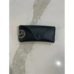 Ray Ban Leather Pouch Universal Large Sunglasses Case Black Soft Shell